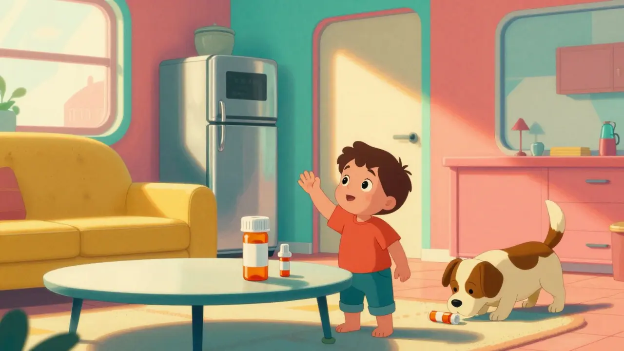 Keeping Medications Away from Children and Pets at Home: Safety Guide